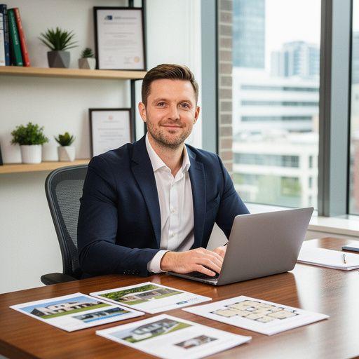 Dzieci bawiące się na podwórku w cichym sąsiedztwie.